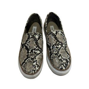 Steve Madden Snake Print Slide Ons Size 7.5